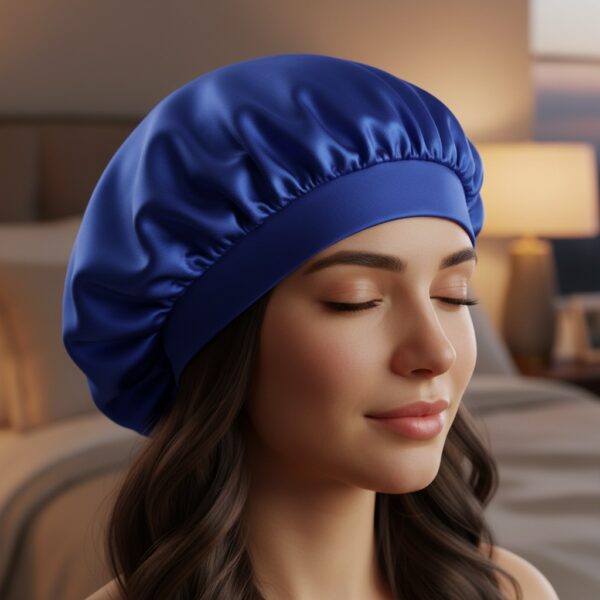 un gorro de saten para dormir